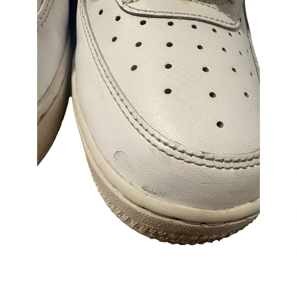Nike Air Force 1 Low White Leather Sneakers 315122-111 Mens Shoes